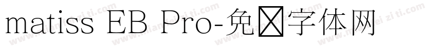matiss EB Pro字体转换